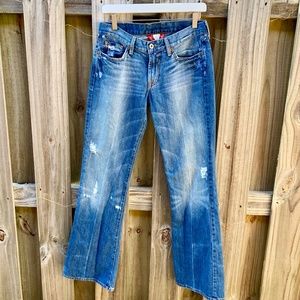 LUCKY BRAND JEANS DUNGAREE SWEET AND LOW SIZE 6